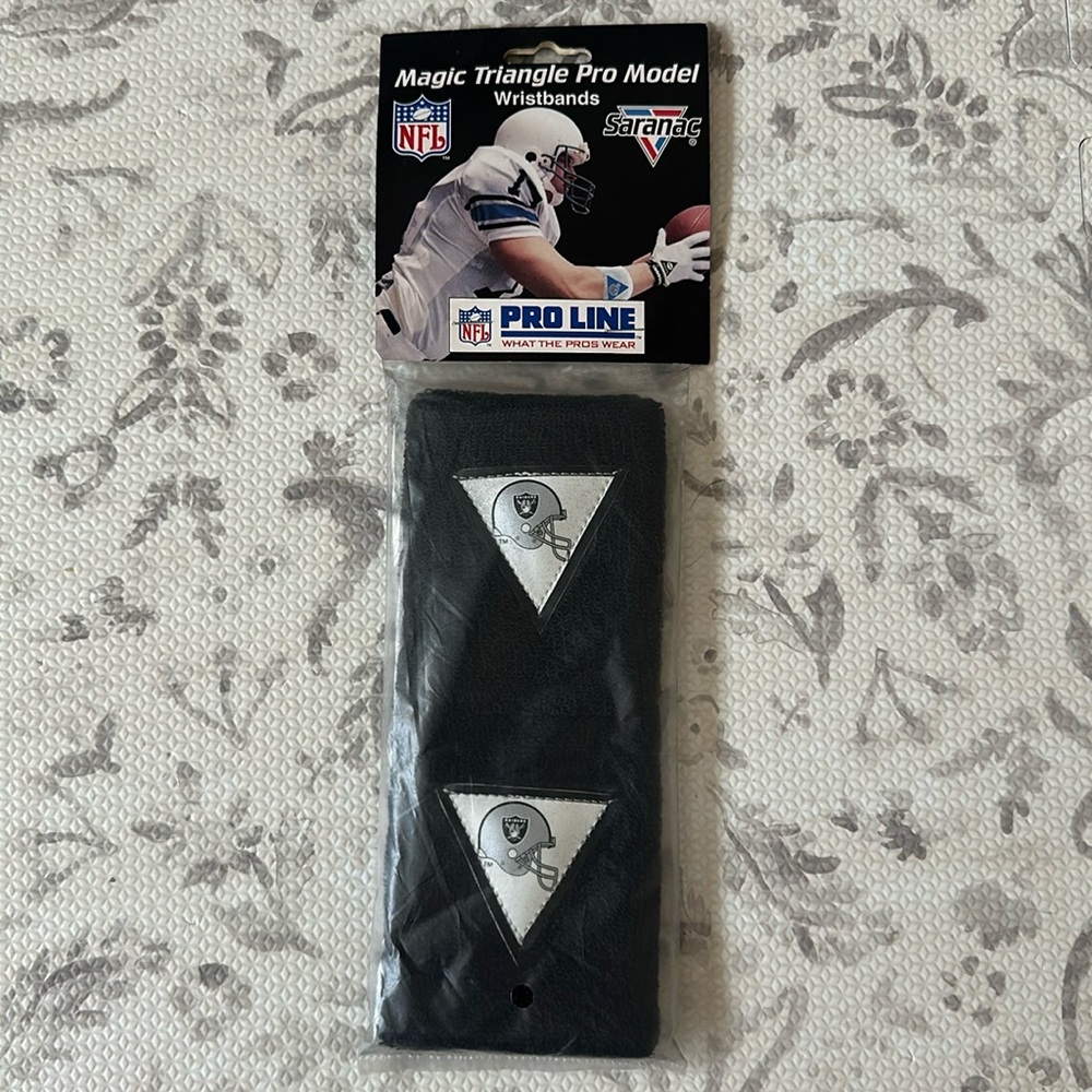 Vintage NFL Raiders Wristbands